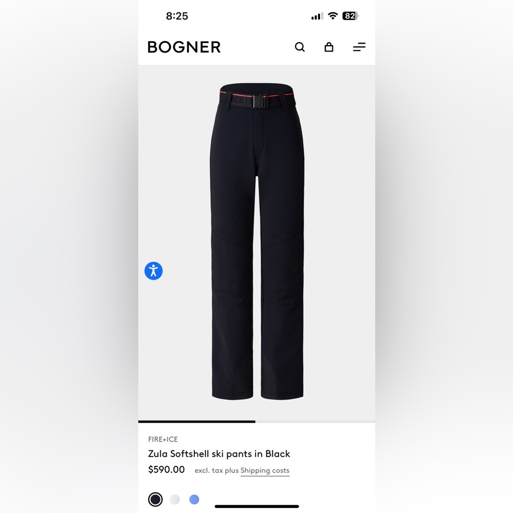 Bogner fire+ice Zula pants size 8